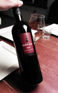 Molise Rosso klar til servering
